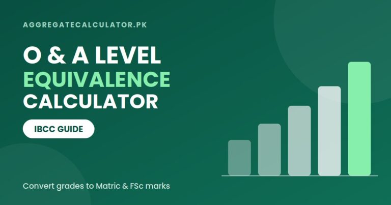 O & A Level Equivalence: Calculate Your Aggregate (IBCC)